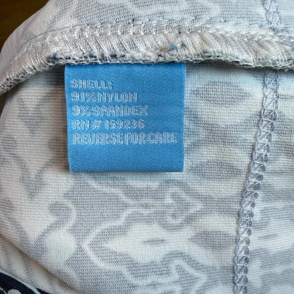 J McLaughlin Nicola Catalina Cloth Layered‎ Skirt Blue White Size Medium